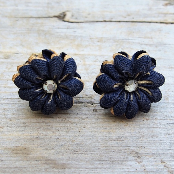 Vintage Jewelry - 30s/40s Fabric Earrings! Mix/Match 2/$10